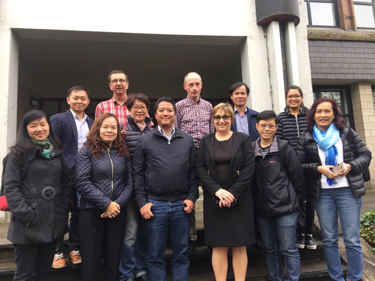 Training of Group 1 at Faculty of Veterinary Medicine at university of Liège, Belgium, in May 2017